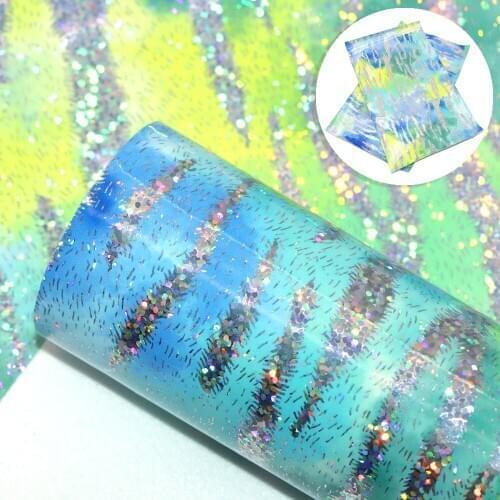 David accessories 20*33cm Smooth Zebra Pattern Synthetic Leather Faux Leather Fabric for Bows DIY Handmade Materials,1Yc12525