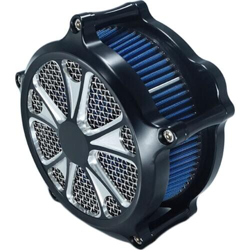 Filter Air Cleaner Aluminum Chrome for Harley Touring Street Glide 2008-2016 Softail 2016-2017 Dyna Fxdls Flstnse Flstse Fxsbse