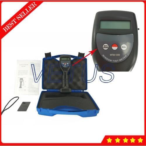 WTM-1200 Digital LCD Display Window Tint Meter Light transmittance with Range 0~100