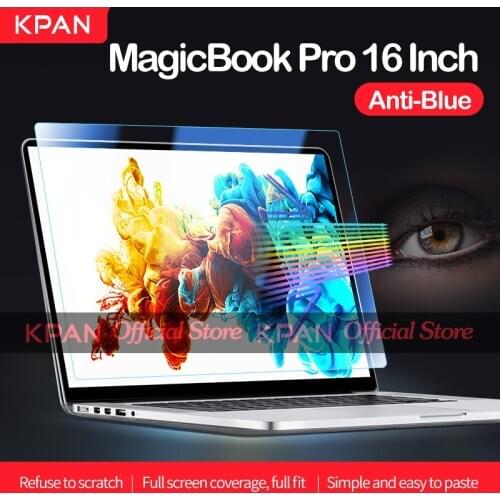 KPAN Anti-blue Flexible Glass Film Screen Protector for HUAWEI Honor MagicBook Pro 16 Inch 2020 Laptop Screen film