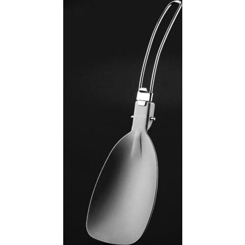 Aluminum Alloy Cooking Spatula Outdoor Ultralight Folding Cook Gadgets Shovel Cookware Spatula for Picnic Camping Hiking Tool