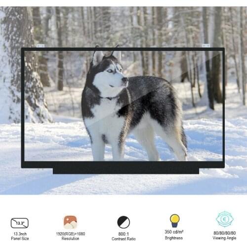 Original BOE NV133FHM-N63 LCD Display LED Screen Matrix For Laptop 13.3 Inch 30 Pin FHD 1920X1080 Replacement IPS Screen