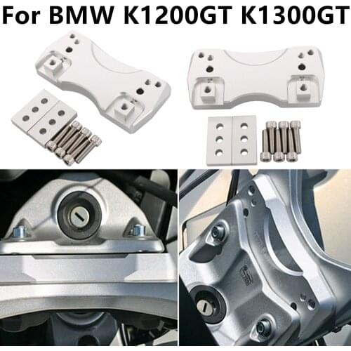 Motorcycle CNC Handle bar Clamp Handlebar Riser Adapter For BMW K1200GT K1200 GT K1300GT k1300 GT K 1200 1300 GT Accessories