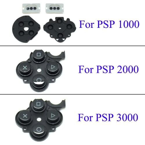 YuXi Conductive Right Button Plastic Pads For Sony PSP1000 2000 3000,Silicon Rubber Button Switch Conductive Pad