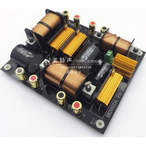 Professional speaker frequency divider stage two divider 1 high frequency 2 low frequency 1500W crossover frequency