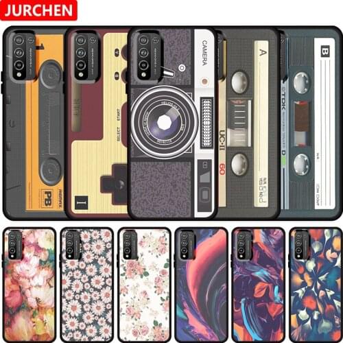JURCHEN Silicone Phone Case For Huawei Honor 10X Lite TPU Thin Back Cover For Honor 10 X Lite Fashion Cute Cat Cartoon Painting