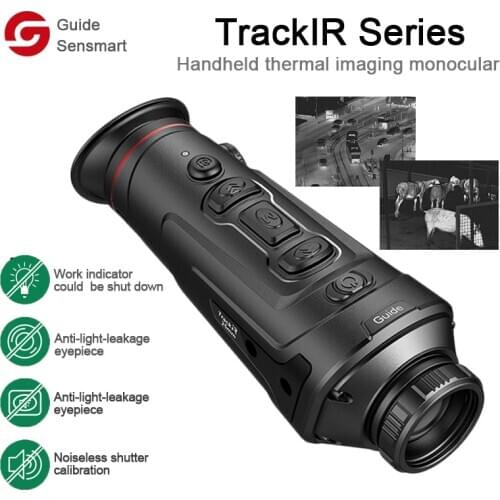 GUIDE TrackIR Thermal Imaging, WIFI Share Image & Video Recording Ranging Multi-function Thermal Vision for Night Hunting Patrol