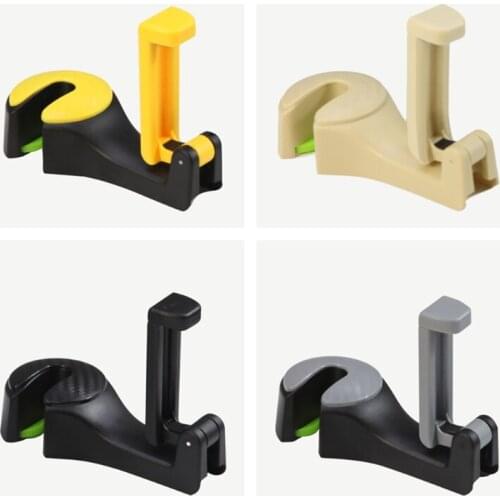 Universal 2 in 1 Vehicle Storage Hanger Easy Install Seat Back Phone Holder Cloth Wallet Hanger Car Interior Accessories