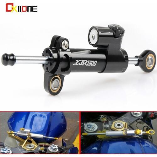 Universal Motorcycle CNC Steering Damper Stabilizer Safety Control For YAMAHA XJR1300 XJR 1300 FJR1300 2018 2017 2016 2015 2014