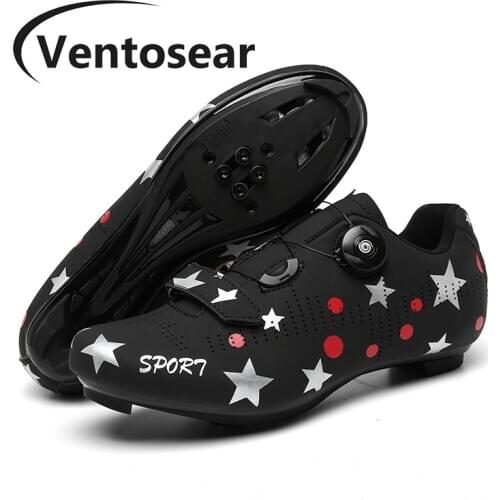 Ventosear Men MTB Professional Mountain Cycling Shoes Women Spin Sapatilha Ciclismo Male Road Freestyle Bicycle Sneakers