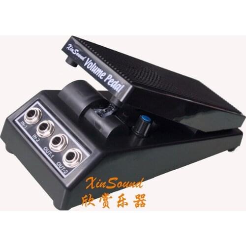 Xinsound VP-109 volume pedal can be used to control volume of either a stereo instrument or 2 instruments at the same time