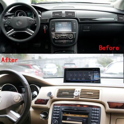 2 Din Android 10 Car Radio Registrar For Mercedes Benz R-Class W251 V251R63 R280 R320 2005-2017 Wifi GPS Navigation Autoradio