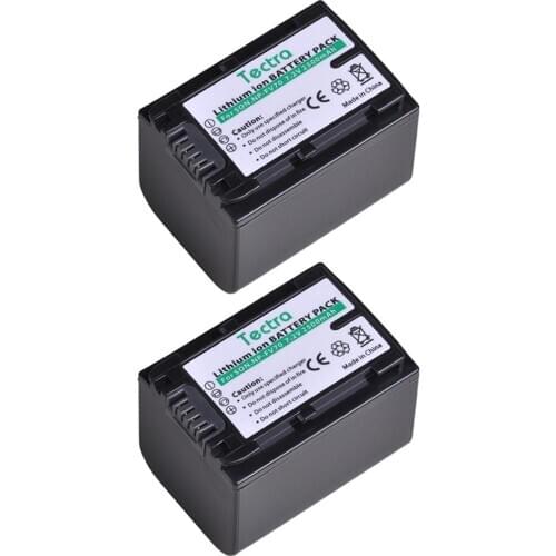 2pcs 2500mAh NP-FV70 NPFV70 Camera Battery for Sony NP-FV100 NP-FV50 NP-FV30 HDR-CX230 HDR-CX150E HDR-CX170 CX300 Z1 FDR-AX100E