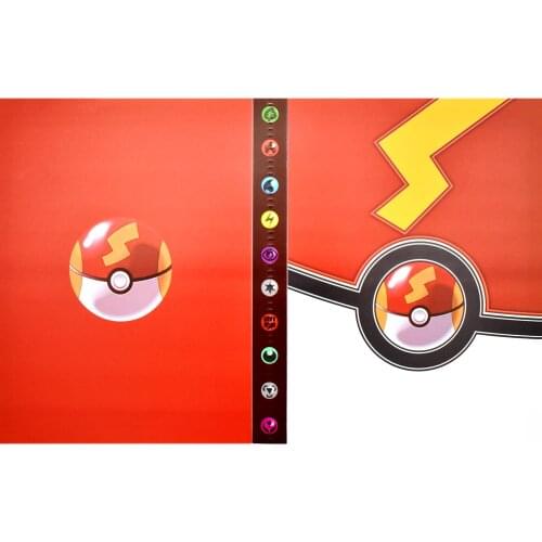 240Pcs Holder Album Toys Collections Pokemon Cards Album Book Top Loaded List Toys Gift for Children