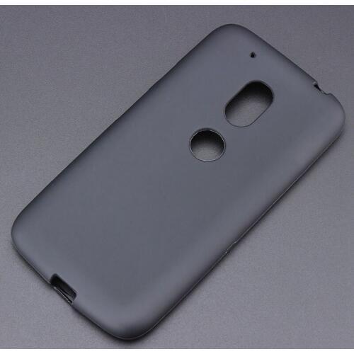 Black Gel TPU Slim Soft Anti Skiding Case Back Cover For Motorola Moto G4 Play 5.0inch Phone Rubber silicone Bag Coque Fundas