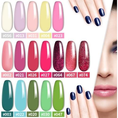 Fingerqueen Gel Nail Polish 8ml Plastic Bottle Gel Polish Varnish Semi-permanent Nail Art Gel For Nail Art Led&UV Light