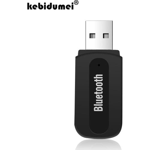 Kebidumei Wireless USB Bluetooth Stereo Music Receiver Adapter Dongle 3.5mm Jack Audio Cable for Speaker for iPhone For xiaomi