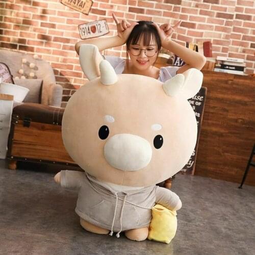 Cow Plush Toy Animal Doll Stuffed Korean Drama Pet Home Decor Birthday Gift Toys For]girls Plush Toys Cotton Plush/Nano Doll