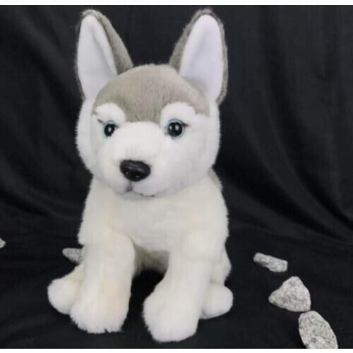 New Husky Children plush toy simulation dog Husky baby kids Christmas birthday stuffed toy gift