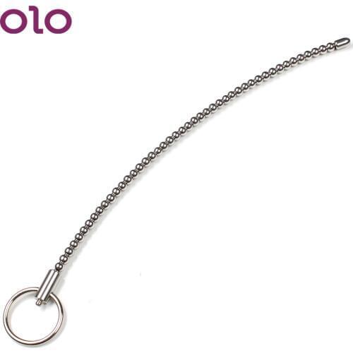 OLO Penis Plug Urethral Catheter Sounding Dilator Masturbation Sex Toys For Men Gay Urethral Bead Male Chastity Device