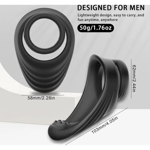 Wholesale Newest Male Cock Ring for Couple Masturbating Machine Penis Delay Trainer Ring Gay Sex Toys Mens Masturbator Sex Toy