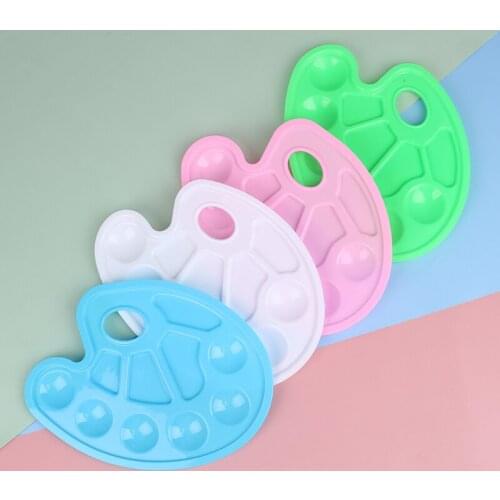 1pc Painting Plastic Palette Drawing Tray Color Palette DIY Art Supplies for Kids school accessories 23*17.2cm