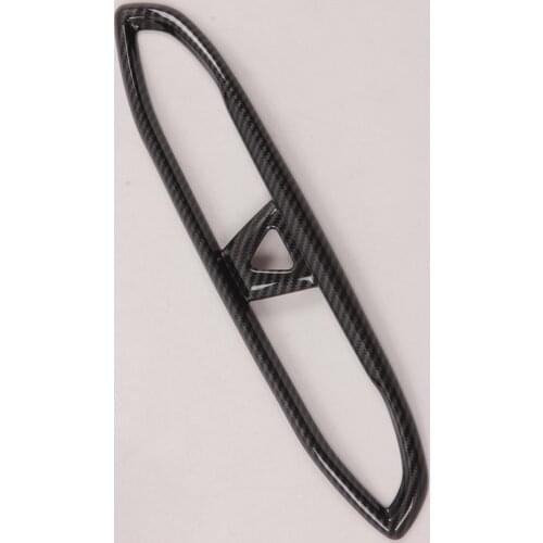 Applicable for 2019 Shengda imported car - ABS black carbon fiber pattern air outlet middle decoration parts