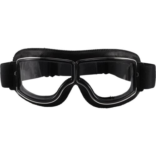 Retro Motorcycle Goggles Glasses Cruiser Motorcycle Goggles Vintage Leather For Glasses