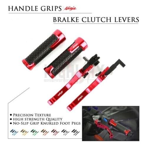 Brake Lever Handlebar Grips Grip CNC Aluminum Short Adjustable Brake Clutch levers For KAWASAKI NINJA H2 H2R 2015-2019