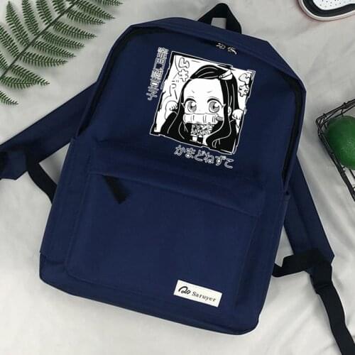 Demon Slayer Nezuko mochilas bagpack bolsas travel fashion 2021 infantil borse da donna schoudertassen bolso mujer backpack