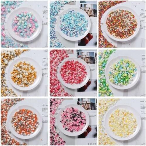 Edible Cololful Confetti Sprinkles Cake Cookie Cupcake IceCream Donut