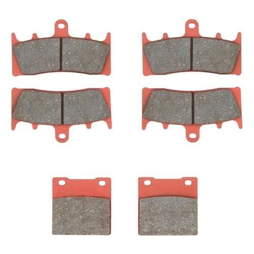 MEXITAL Motorcycle Brake Pads Front Rear for Kawasaki ZRX 1200 R/S (01-08) ZX12R (ZX 1200 A/B) (00-03) 188-188-161-2