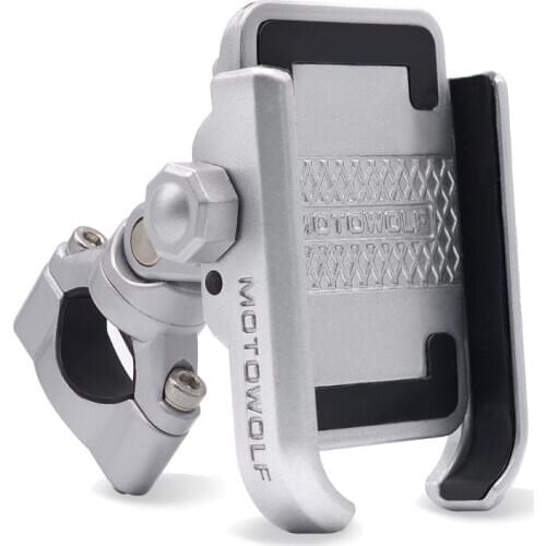 360 Degree Universal Bike Motorcycle Motorbike Handlebar Phone Holder Stand Mount For iPhone Xiaomi Samsung 4-6.4 inch Phone