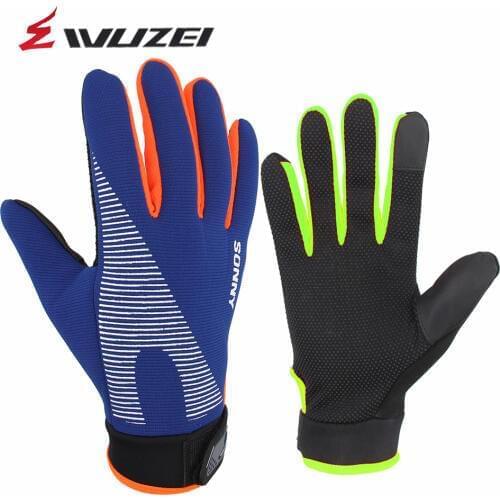 WUZEI Windproof Cycling Gloves Touch Screen Riding MTB ROAD Bike Bicycle Glove Thermal Warm Motorcycle Winter Autumn Clothing