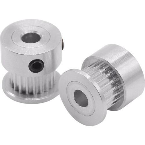 1pc GT2 aluminum timing pulley 36teeth aluminum bore 8mm fit for GT2 belt width 6mm for CNC 3D printer
