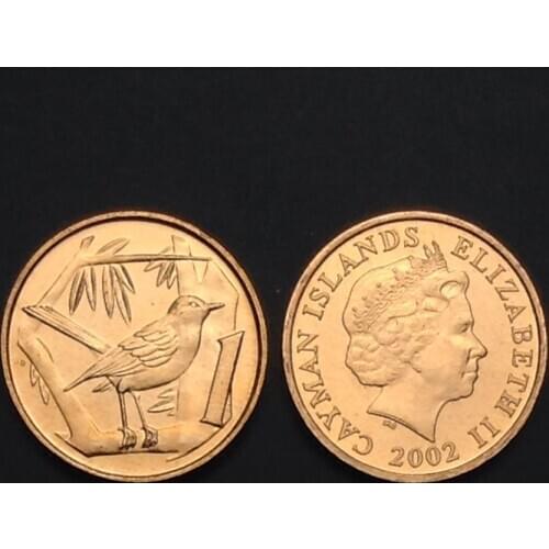 1 cent in Cayman, uncirculated 2002100% Real Unc Genuine Original Coins Collection Coin