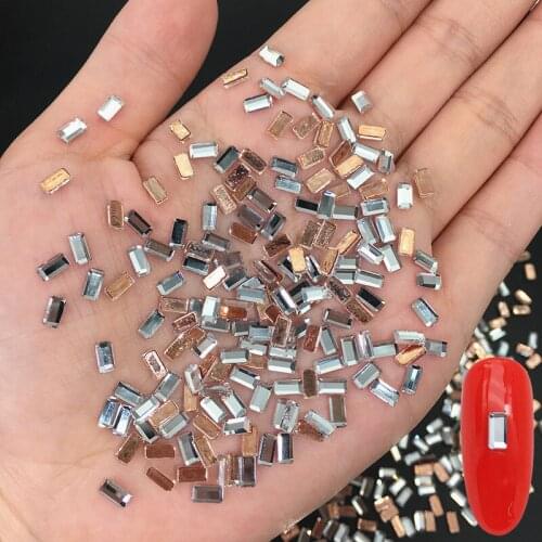 144Pcs/bag Crystal Clear Rose Gold Rhinestone Flat Back Iron On Strass Crystal Stones HotFix Rhinestones For Clothes Decorations