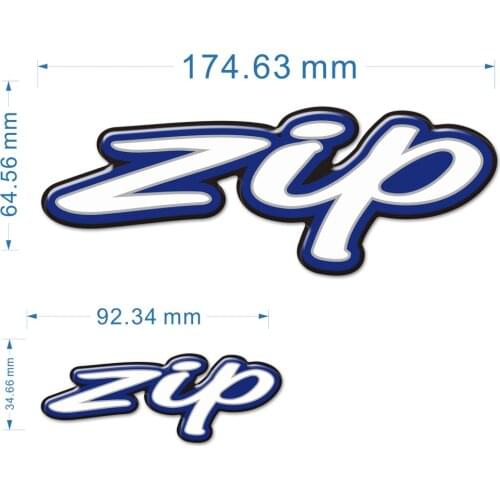 For Piaggio Vespa Zip 2T 4T 125 SP 50 100 50cc Scooter 3D Emblem Logo Decal Stickers 2016 2017 2018 2019 2020