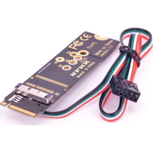 M Key PCI-e NVMe M2 M.2 Adapter for Macbook BCM943602CS BCM94360CS2 BCM943224PCIEBT2 BCM94331CD WiFi Wireless Network card