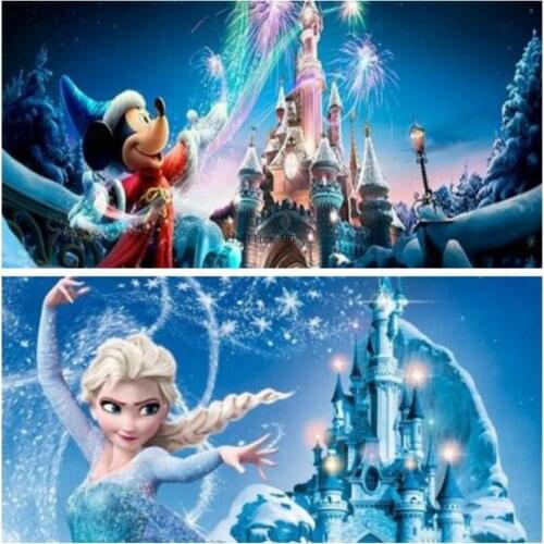 Full Square Round 5D Diy Daimond Painting "Frozen Elsa" Diamond Mosaic Home Decor Painting Embroidery Cartoon Cross Stitch Kits