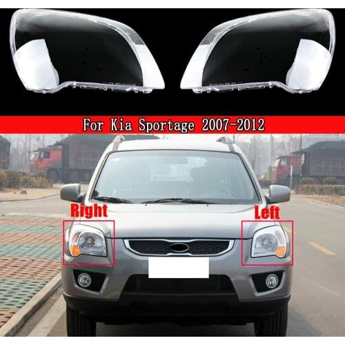 Car Glass Lamp Headlamp Lampcover Shell Auto Lampshade Headlight Lens Cover For Kia Sportage 2007-2012 Auto Light Caps