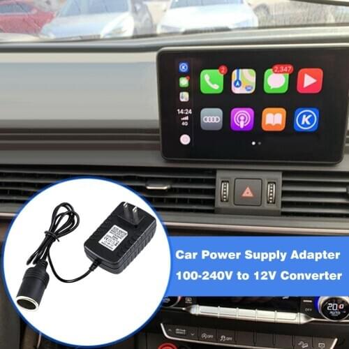 Car AC Power Supply Adapte 2A Power Adapter 110V 220V To 12V 24W Portable Car Cigarette Lighter Converter Inverter