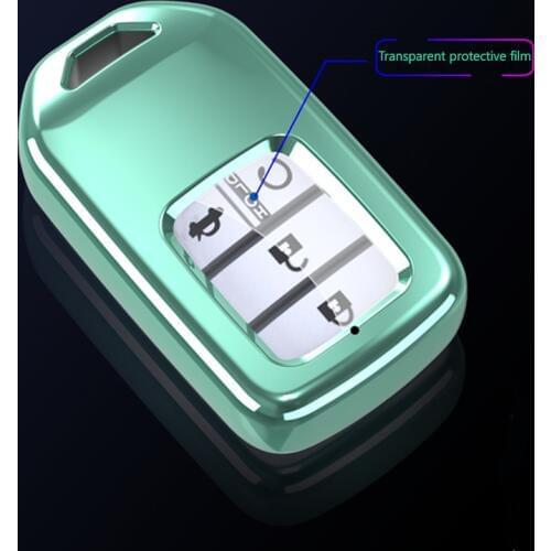 TPU Car Key Cover Case For Honda HR-V Vezel Fit 2015 Jazz City Civic 2019 2016 4d 9 BRV CRV Odyssey Accord 2018 Forza 300 125