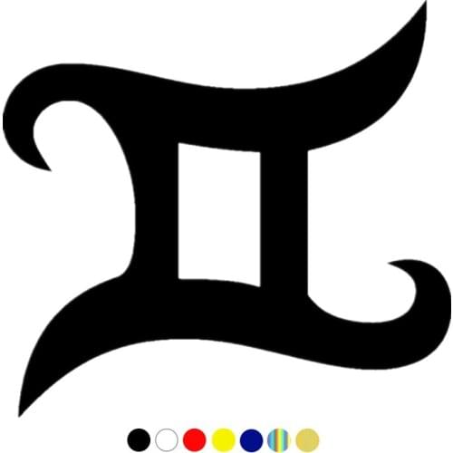 CS-1869# Vinyl Decal Gemini Car Sticker Reflective Waterproof Car Decor for Auto Truck on Bumper Rear Window