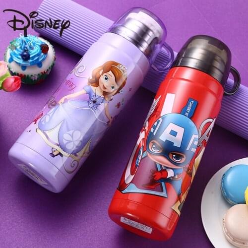 Disney childrens thermos cup large capacity 304 stainless steel water cup children portable water bottle drop proof