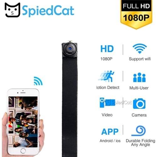 Full HD 1080P IP P2P Micro Mini WIFI Flexible Camera Video Audio Recorder Net work Motion Detection Camcorder Support TF Card
