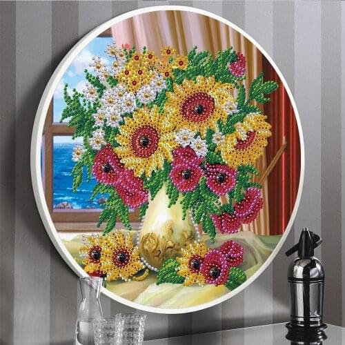 Mandala Style Mural Tessles Diamond Painting Cross Stitch With Cartoon Box 5D DIY Diamond Mosaic Home Wall Decoration Gift