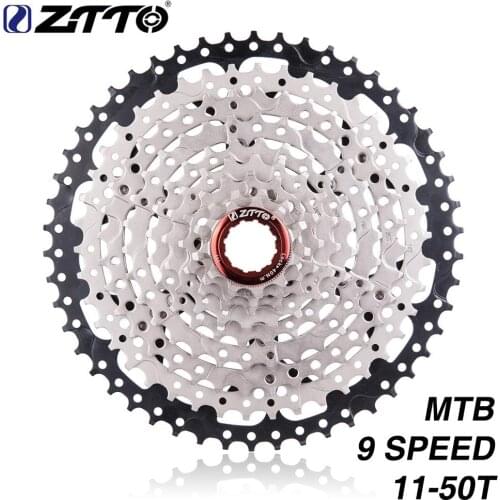 Mountain Bike 9 Speed Cassette 11-50T MTB Fiets 9S Bicycle Freewheel High Quality Metal MTB Bicycle Free Wheel Flywheel Parts