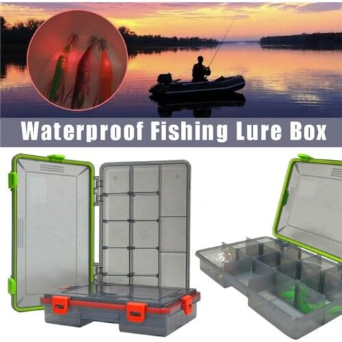 Fishing Tackle Boxes Bait Lure Hook Accessories Boxes Storage Double Sided High Strength Fishing Box Fishing Accessories