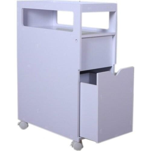 Multifunctional Waterproof fireproof PVC wood plastic board bathroom storage side cabinet large capacity toilet storage rack